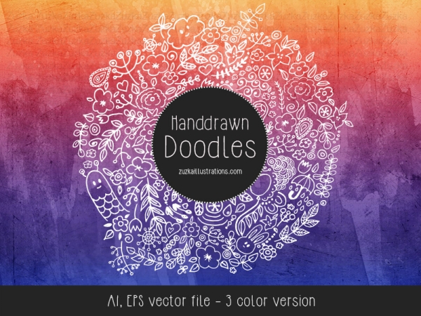 Download Hand Drawn Doodles Vector Clipart Collection 