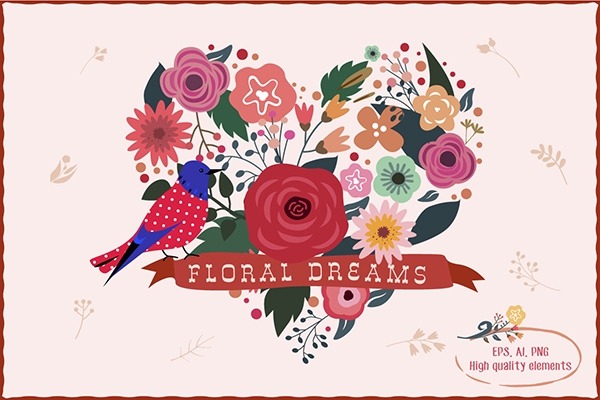 Download Floral Dreams Clipart 