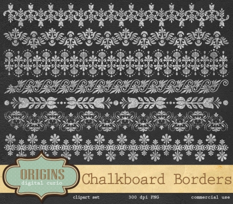 Chalkboard Borders Clipart 