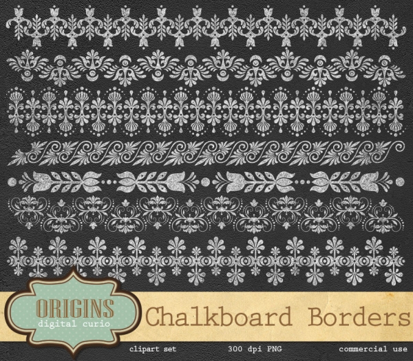chalkboard border clip art png
