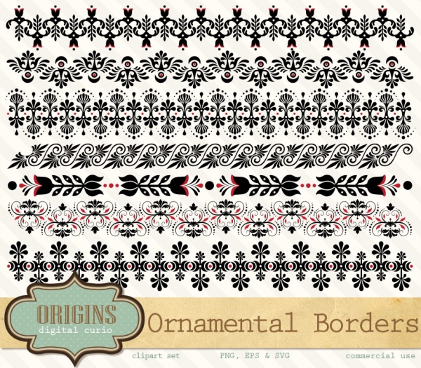 Download Ornamental Borders Vectors 