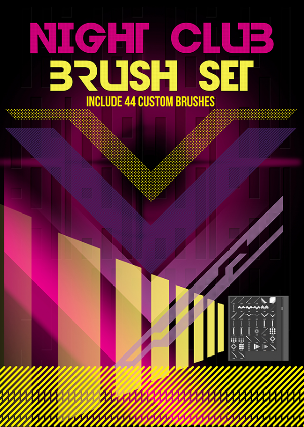 Download Night Club Brush Set 