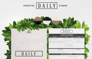 Daily Planner | Silver Delight