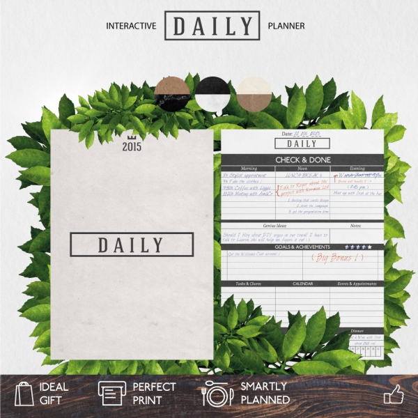 Download Daily Planner | Silver Delight 