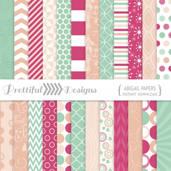 Download Abigail Digital Paper Pack 