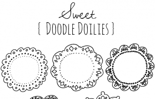 5 Cute Doodle Doilies