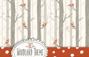 Woodland Theme Pattern & Papers