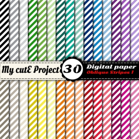 Stripes Oblique 1 - DIGITAL PAPER