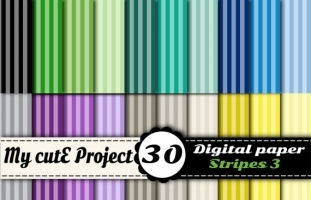 Stripes 3 - DIGITAL PAPER Pack -