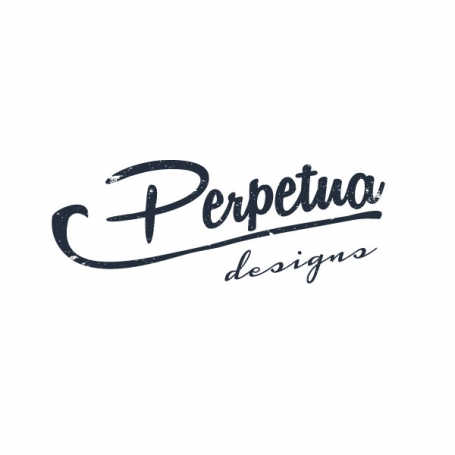 Perpetua Premade Grunge Logo 
