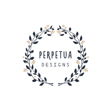 Perpetua Artsy Pre-Made Logo 