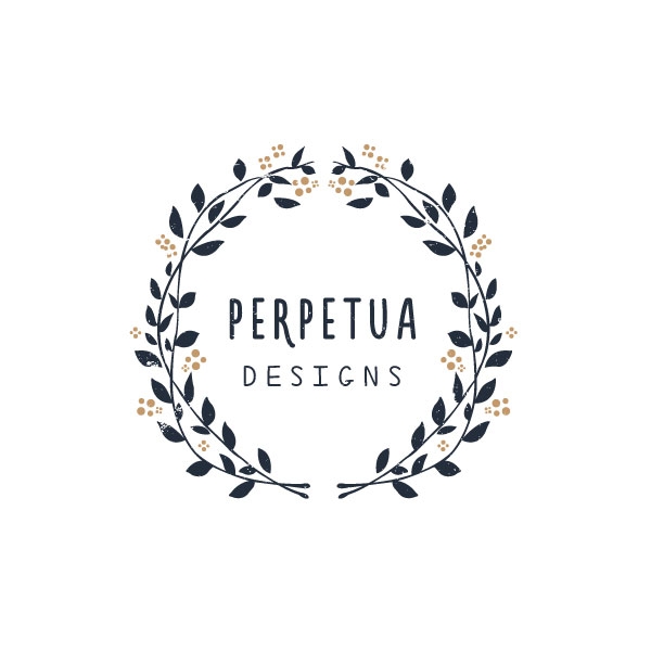Download Perpetua Artsy Pre-Made Logo  