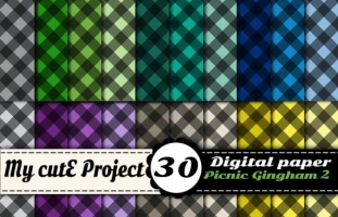 Picnic Gingham 2 - DIGITAL PAPER