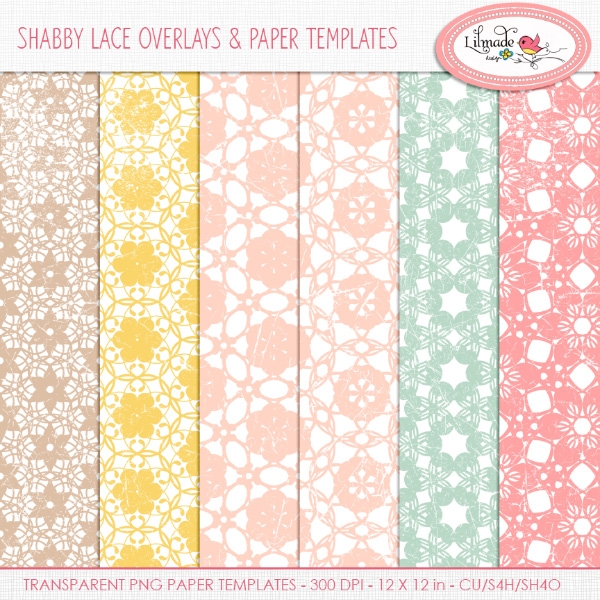 Download Shabby distressed lace overlays 