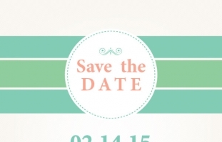 Save The Date - Flat Wedding