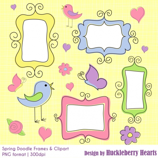 Download Doodle Frames, Hand Drawn Frames, Labels, 