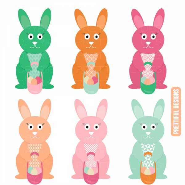Easter Bunny Clip Art - Graphics / Clip Art | Luvly