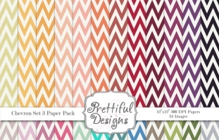 Chevron Set 3 Digital Paperpack