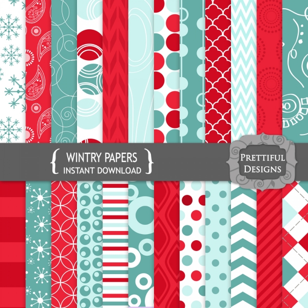 Download Wintry Digital Paperpack 