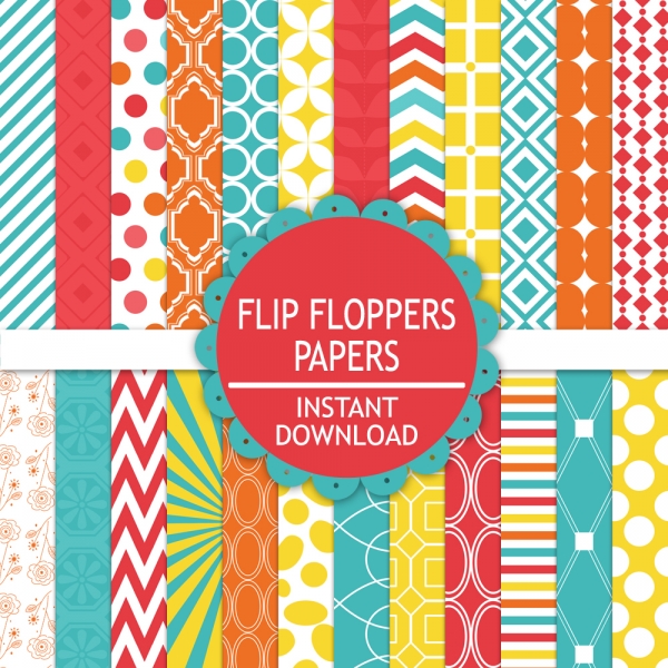 Download Flip Floppers Digital Paperpack 