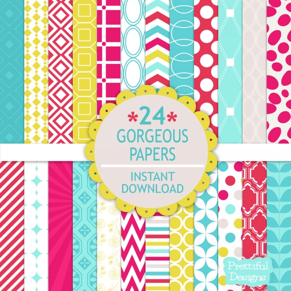 Download Gorgeous Digital Paperpack 