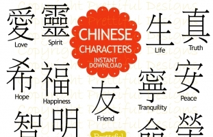 Chinese Character Clip Art