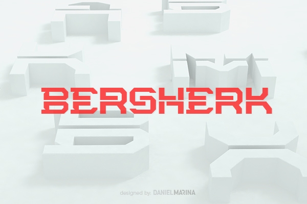 Download Bersherk Typeface 