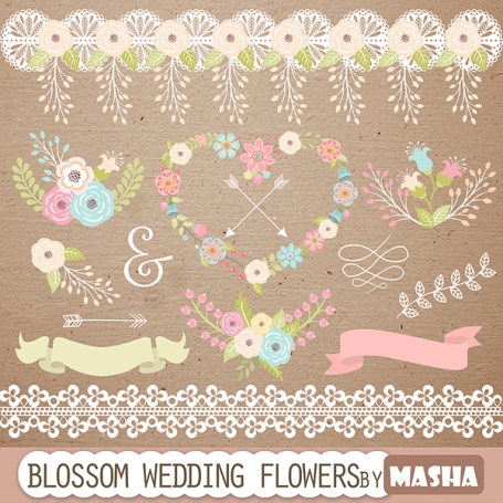 Wedding Flowers Clipart