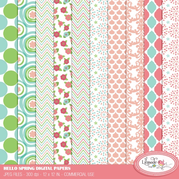 Download Hello spring digital papers 