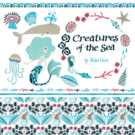 Creatures of the Sea - Clip Art Set