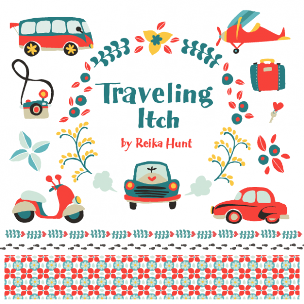 Download Traveling Itch - Clip Art Set 