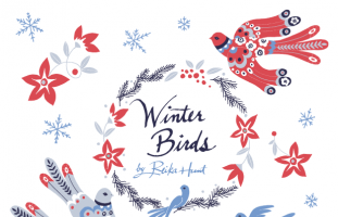 Winter Birds - Clip Art Set