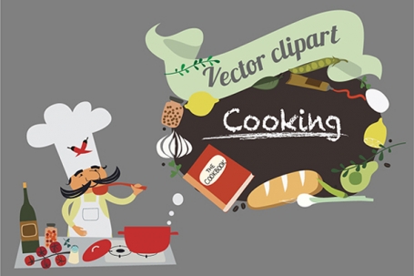 Cooking Big vector collection
