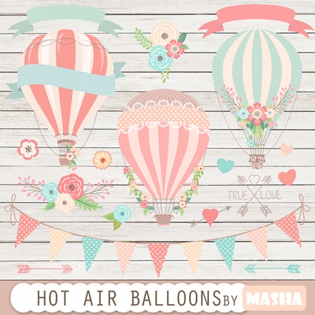 Hot Air Balloon Clipart