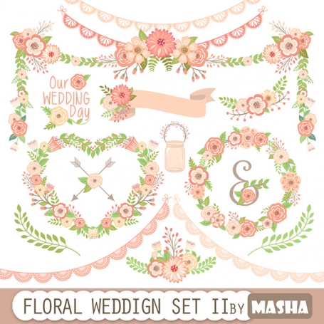 FLORAL WEDDING SET II