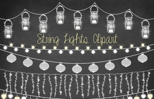 CHALKBOARD STRING LIGHTS