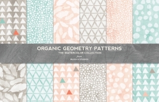 Organic Geometry Watercolor