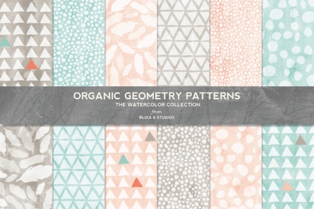 Organic Geometry Watercolor