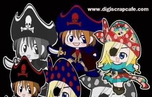 Little Pirates Clip Art