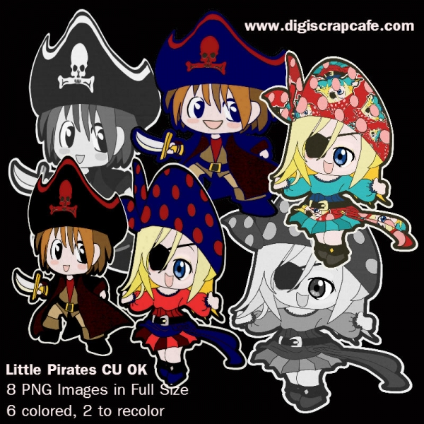 Download Little Pirates Clip Art 