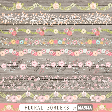 Floral Border Clipart