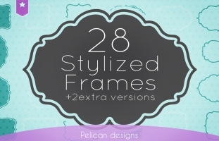 simple elegant frames pack