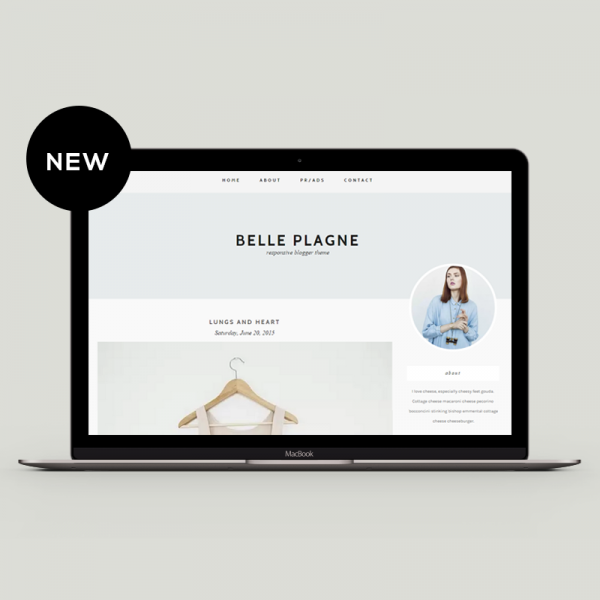 Download Responsive Premade Blogger Template - Belle Plagne 