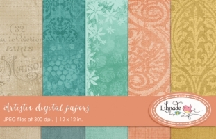 Artistic digital papers