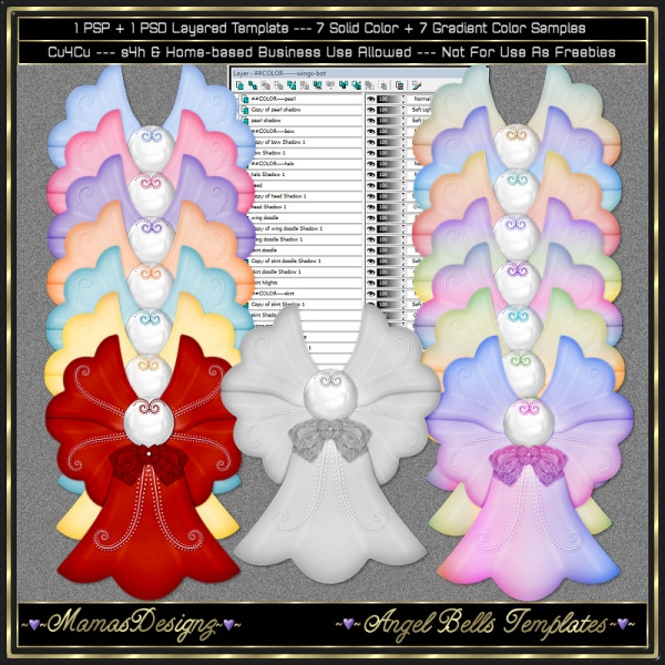 Download Angel Bells Templates 