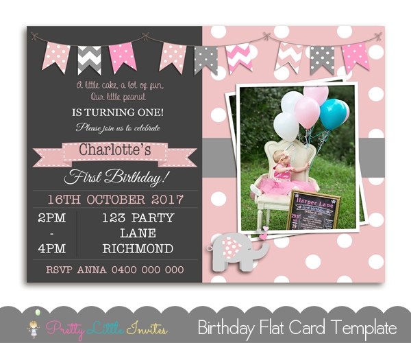 Download Girls Birthday Invitation 