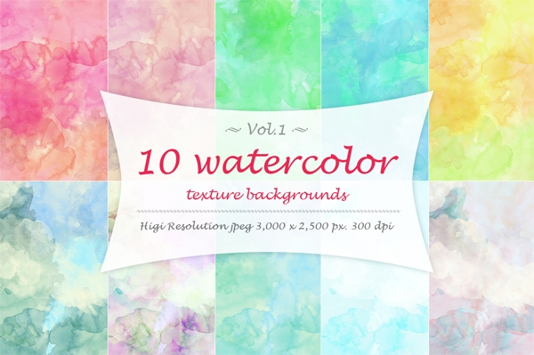 Download Watercolor texture Vol 1. 