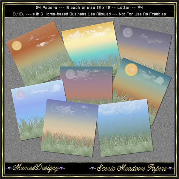 Download Scenic Meadows Paper Pack 