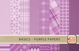 16 Textured Papers - Purple