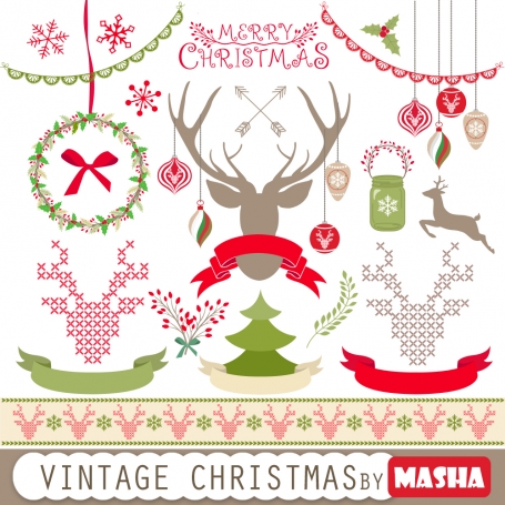 VINTAGE CHRISTMAS CLIPART